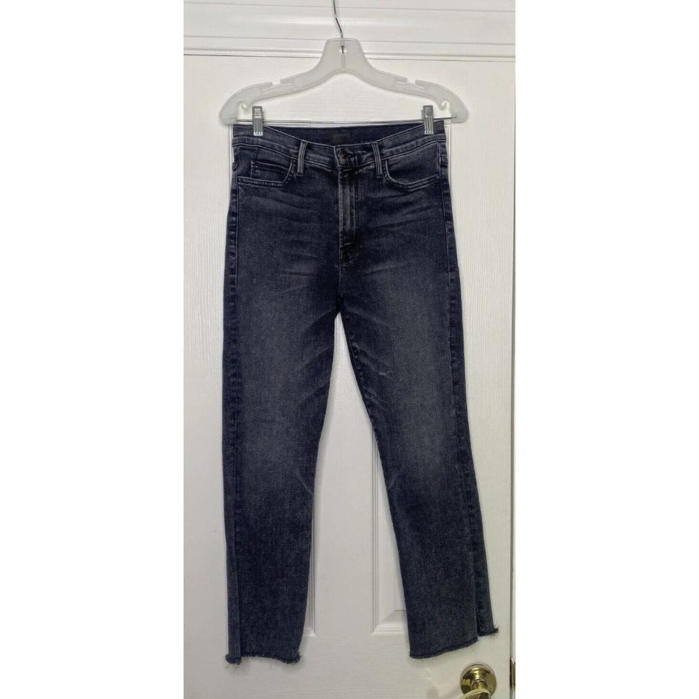 MOTHER Women’s High Waisted Rascal Ankle Snippet Jeans in Train Stops 29